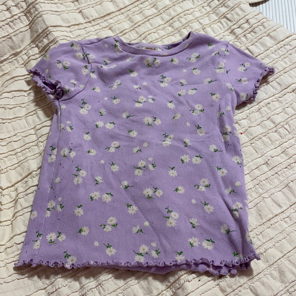 Cute girls flower top